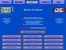 Tablet Screenshot of masonicformasons.com